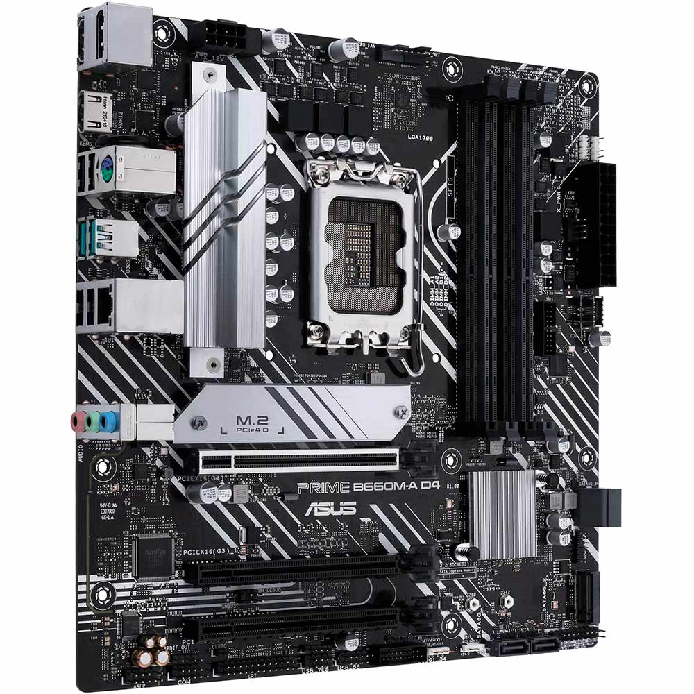 Материнська плата ASUS PRIME B660M-A D4-CSM s1700 mATX CSM (90MB19K0-M1EAYC) Принзначення для настільного комп'ютера