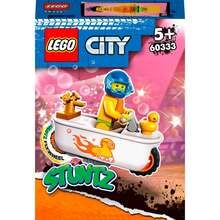 Конструктор LEGO City Каскадерский мотоцикл для игры в ванной 14 деталей (60333)