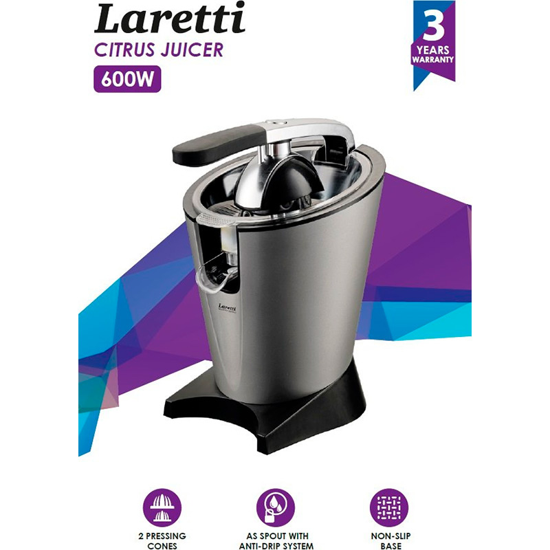 Соковыжималка LARETTI LR-FP7414 Тип питания электрическая