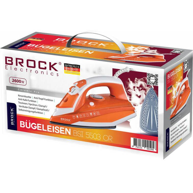 Утюг BROCK BSI 5503 OR Тип утюга обычный