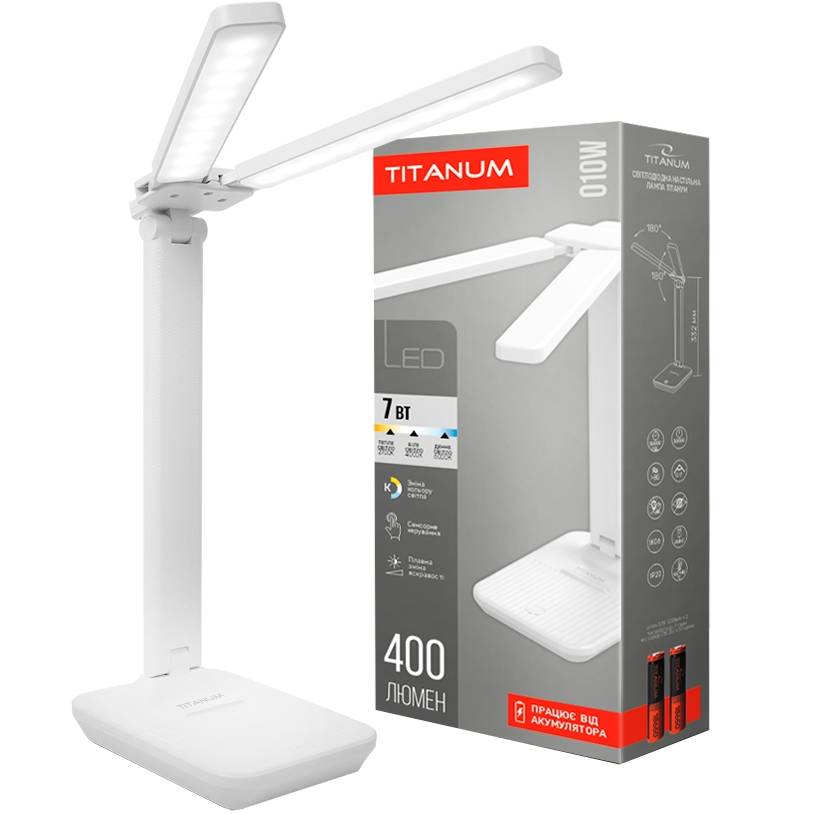 Настольная лампа TITANUM LED TLTF-010W (27414) Тип LED