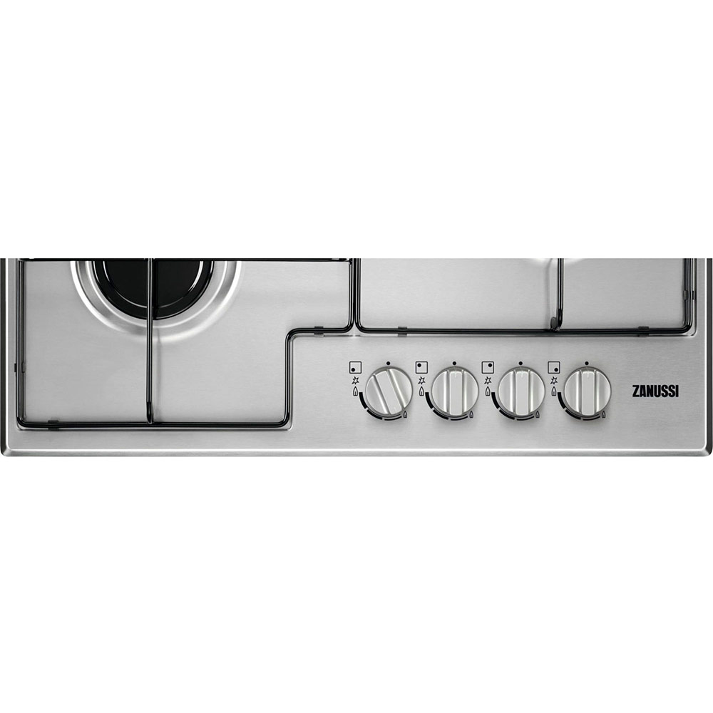 Варочная поверхность ZANUSSI ZGH65414XS Тип поверхности газовая