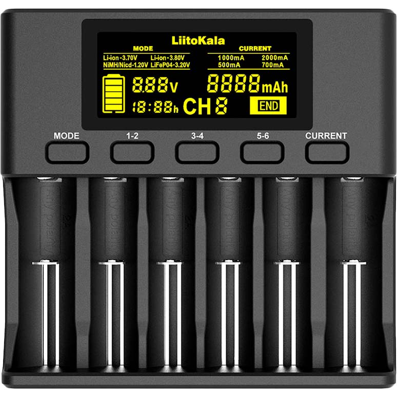 Зарядное устройство LIITOKALA Lii-S6 Зарядное устройство LIITOKALA Lii-S6
