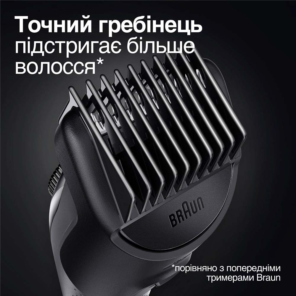 Тример BRAUN BeardTrimmer BT3322 Область застосування вуса