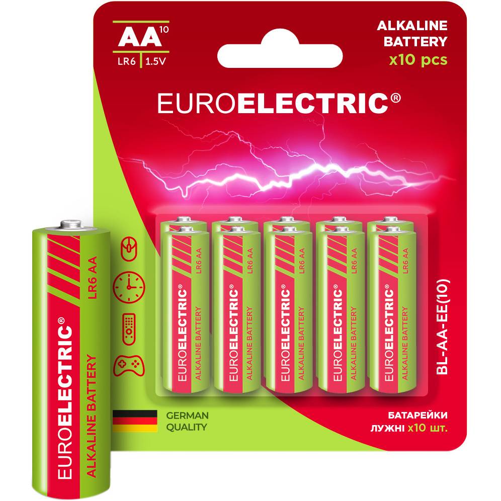 Батарейки EUROELECTRIC AA 10 шт (BL-AA-EE(10))