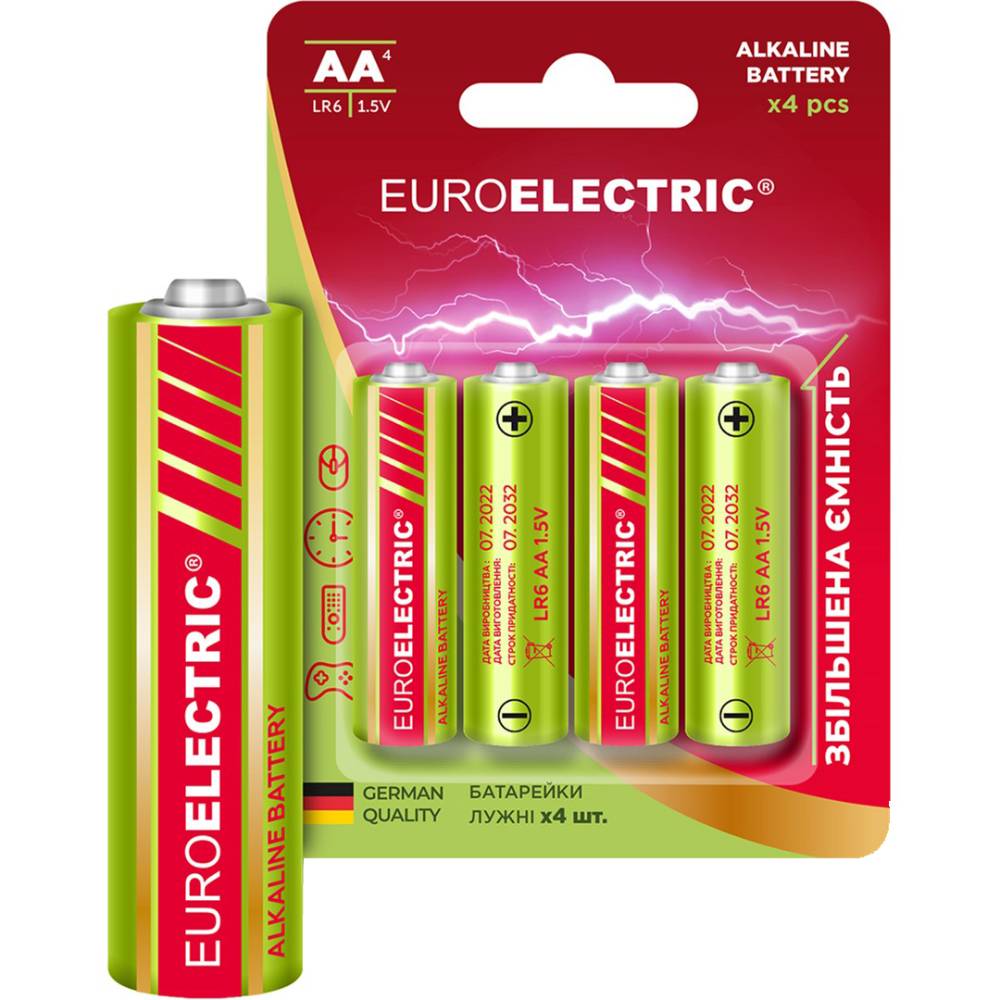 Батарейки EUROELECTRIC AA 4 шт (BL-AA-EE(4)PE)