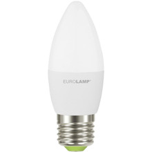 Світлодіодна лампа EUROLAMP CL 6W E27 3000K (LED-CL-06273(P))