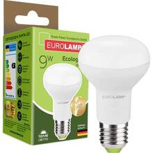 Светодиодная лампа EUROLAM ЕCO серия P R63 9W E27 3000K (LED-R63-09272(P))