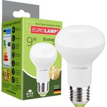 Светодиодная лампа EUROLAM ECO серия P R63 9W E27 4000K (LED-R63-09274(P))