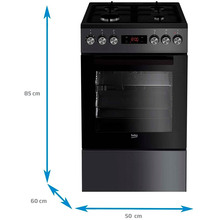 Плита комбинированная BEKO FSM52330DAO