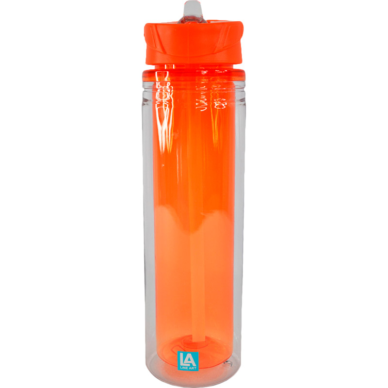 Бутылка для воды LINE ART Liquid 620 мл Orange (20225LA-06) Бутылка для воды LINE ART Liquid 620 мл Orange (20225LA-06)