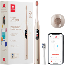 Электрощетка Электрическая зубная щетка OCLEAN X Pro Digital Electric Toothbrush Champagne Gold (6970810552553)