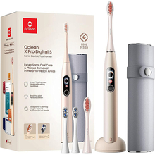 Зубная щетка OCLEAN X Pro Digital Set Electric Toothbrush Champagne Gold (6970810552577)