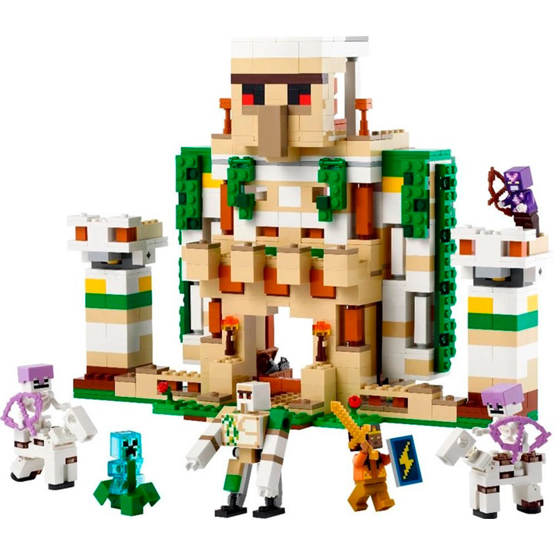 Конструктор LEGO Minecraft Фортеця Залізний голем (21250) Тип класичний