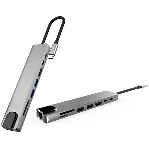 Док-станція XOKO AC-550 8 в 1 (XK-AC550-SL) Док-станція XOKO AC-550 8 в 1 (XK-AC550-SL)
