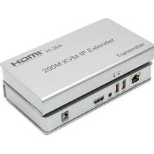 Подовжувач POWERPLANT HDMI 1080P/60hz до 200 м (HDES200-KVM) (CA912940)