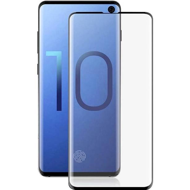 Защитное стекло PowerPlant для Samsung Galaxy S10 Black (GL606627)