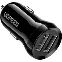 Автомобильное зарядное устройство Ugreen ED018 24W 2xUSB Car Charger Black (UGR-50875)