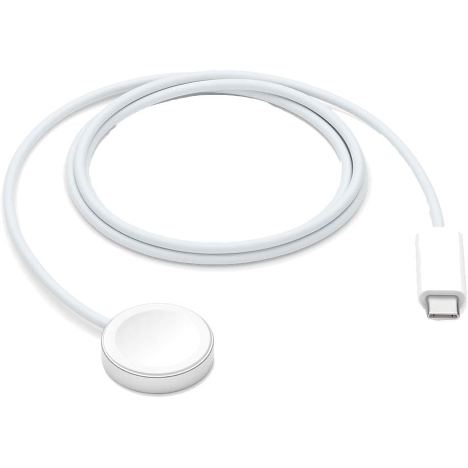 Беспроводное зарядное устройство Apple Watch Magnetic Fast Charger to USB-C Cable 1 м White (MLWJ3ZM/A)