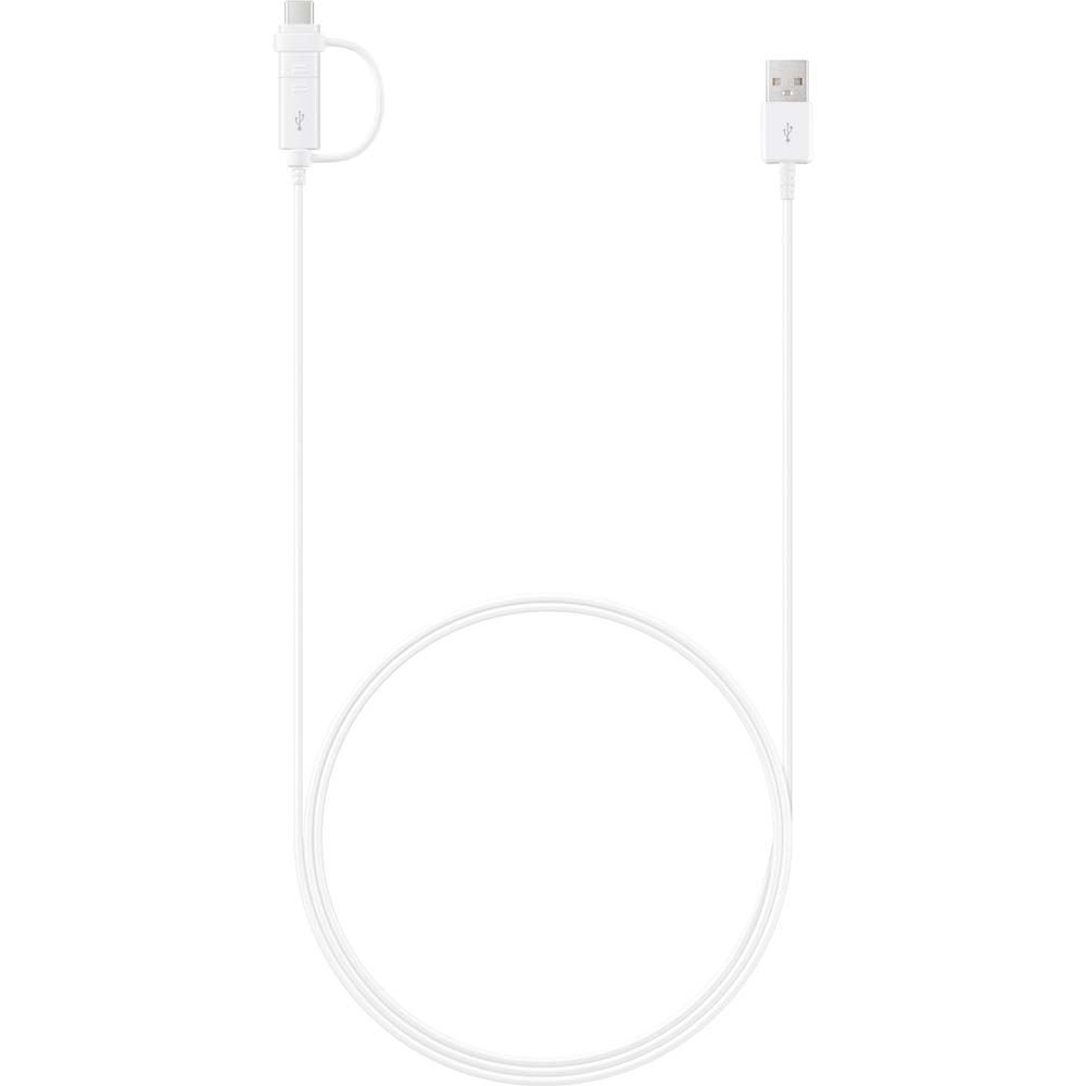 Кабель Samsung Combo USB Type-A – microUSB + USB Type-C 1.5 м White (EP-DG930DWEGRU) Кабель Samsung Combo USB Type-A – microUSB + USB Type-C 1.5 м White (EP-DG930DWEGRU)