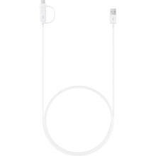 Кабель Samsung Combo USB Type-A – microUSB + USB Type-C 1.5 м White (EP-DG930DWEGRU)