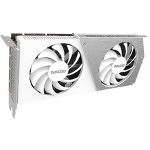 Відеокарта INNO3D GeForce RTX4060 Ti 16Gb 128Bit 2310/18000MHz TWIN X2 OC WHITE (N406T2-16D6X-178055W)