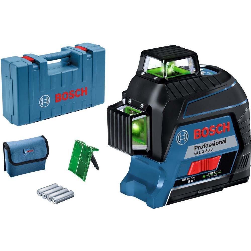 Нівелір лазерний BOSCH GLL 3-80 G (0.601.063.Y00)