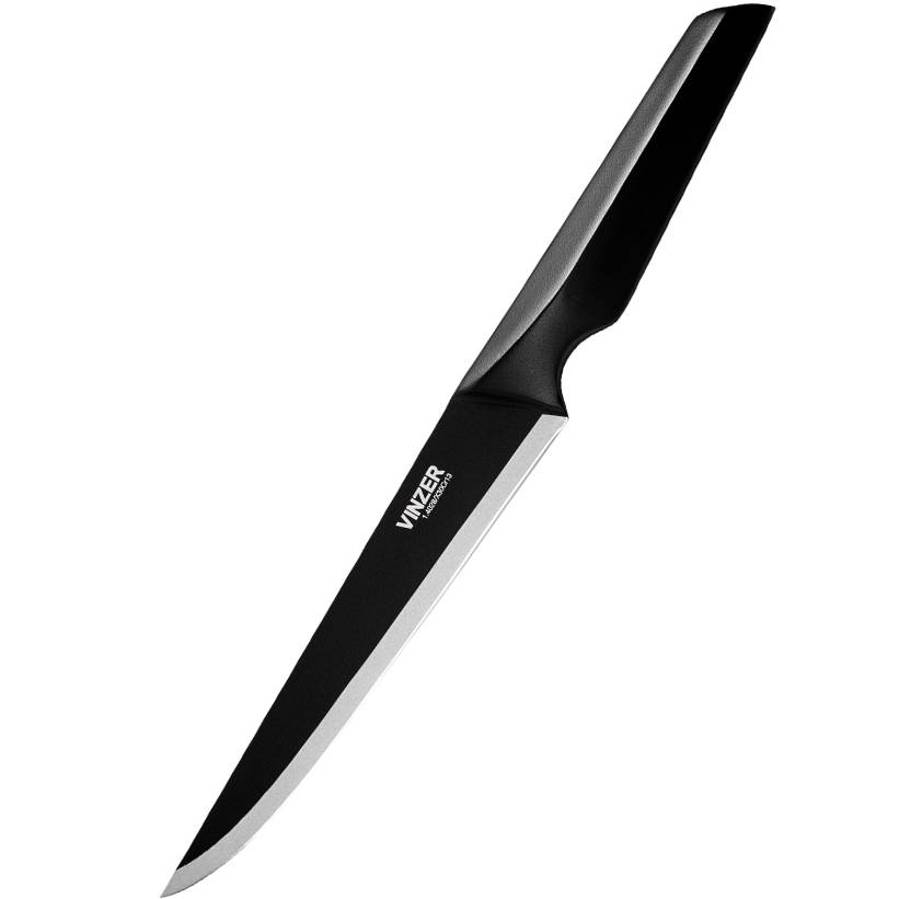 Нож для мяса VINZER Geometry Nero line 20,3см (50303)