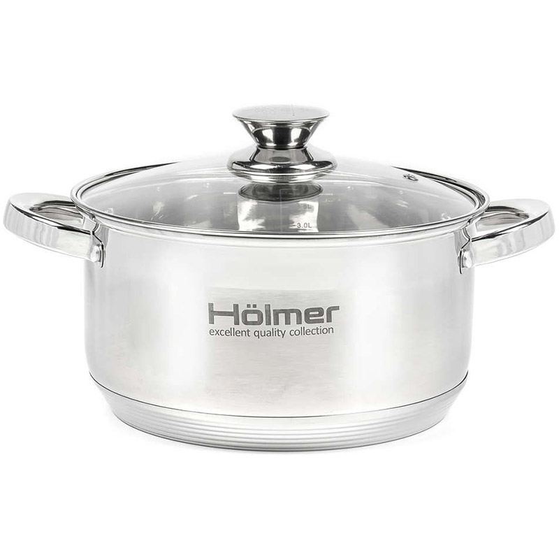 Каструля HOLMER Tasty Life 5 л (CR-12550-SS) Каструля HOLMER Tasty Life 5 л (CR-12550-SS)
