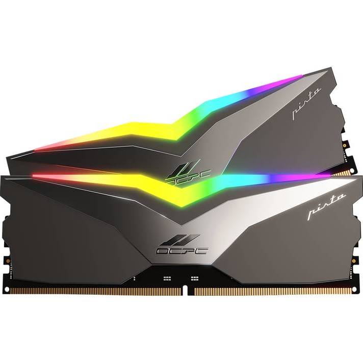 Набор OCPC 32Gb DDR5 5200MHz PISTA RGB C40 Titan Retail Kit (MMPT2K32GD552C40T) Назначение для настольного компьютера