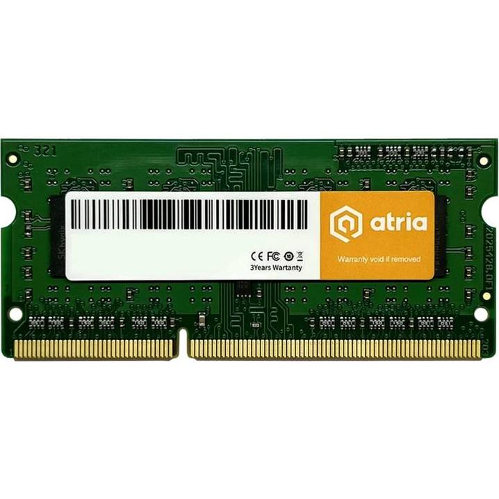 Модуль пам'яті ATRIA 4Gb DDR3 1600MHz SO-DIMM (UAT31600CL11SLK1/4)