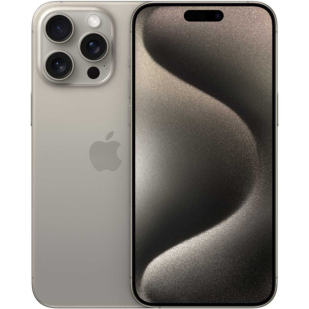 Смартфон APPLE iPhone 15 Pro Max 512GB Natural Titanium (MU7E3RX/A)