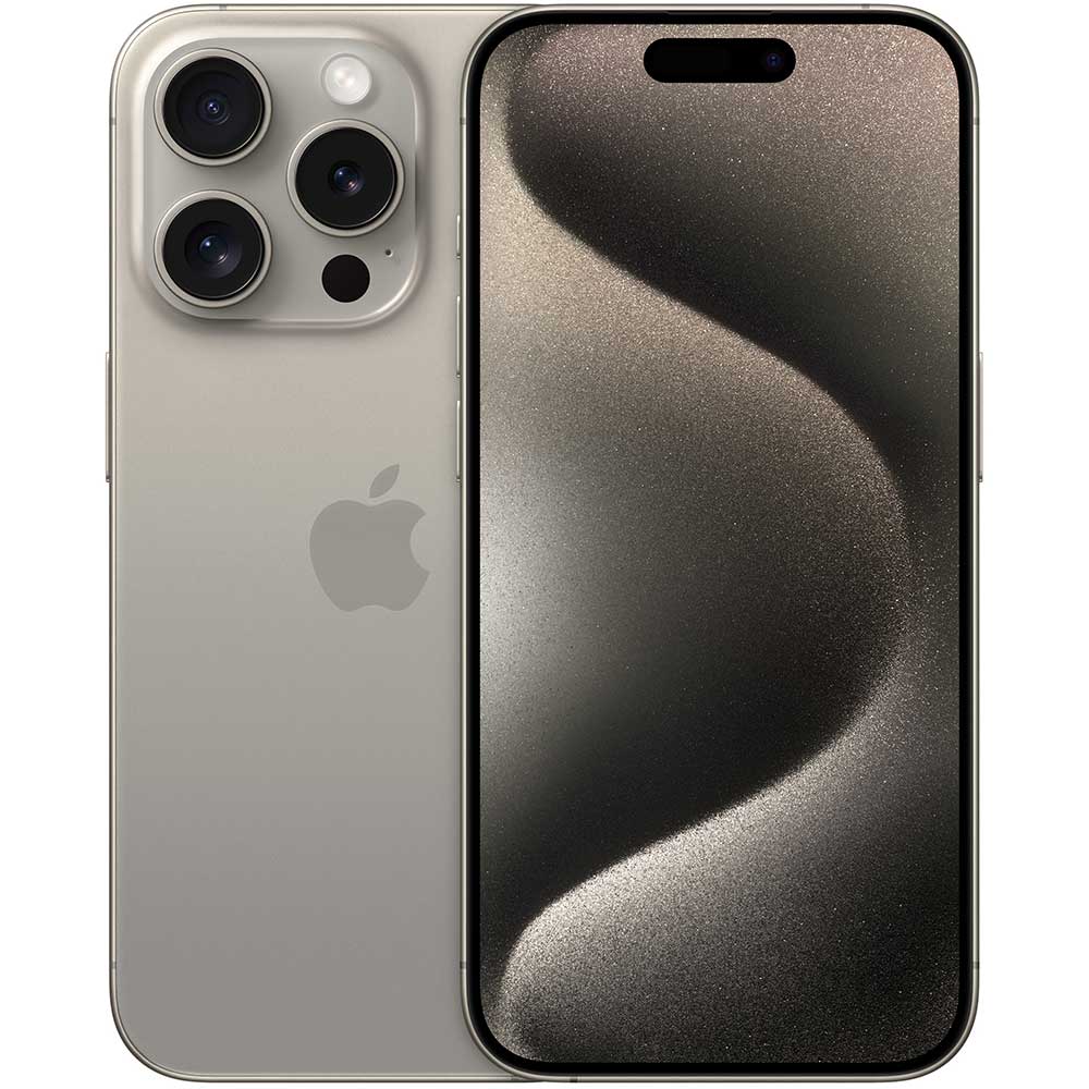 Смартфон APPLE iPhone 15 Pro 128GB Natural Titanium (MTUX3RX/A)