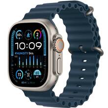 Смарт-часы APPLE Watch Ultra 2 GPS + Cellular, 49mm Titan Blue Ocean Band (MREG3UL/A)