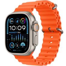 Смарт-часы APPLE Watch Ultra 2 GPS + Cellular, 49mm Titan Orange Ocean Band (MREH3UL/A)