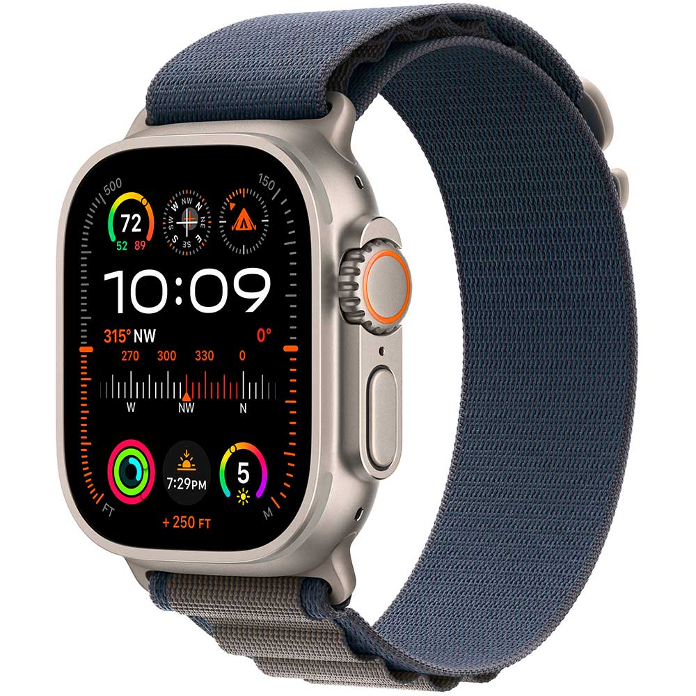Смарт-часы APPLE Watch Ultra 2 GPS + Cellular, 49mm Titan Blue Alpine Loop - Medium (MREP3UL/A) Смарт-часы APPLE Watch Ultra 2 GPS + Cellular, 49mm Titan Blue Alpine Loop - Medium (MREP3UL/A)