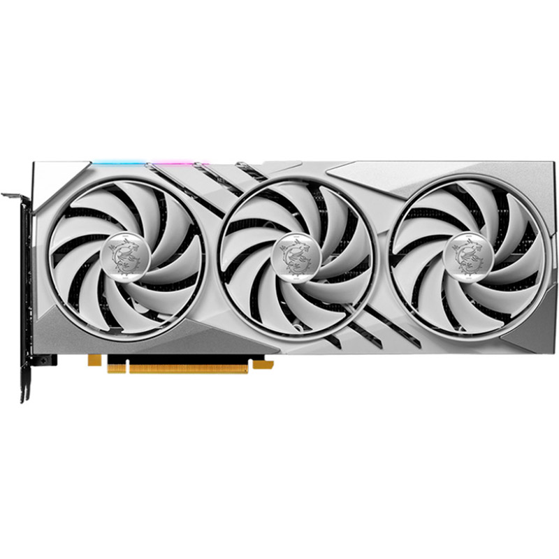 Видеокарта MSI NVIDIA RTX 4070 12Gb 192Bit 2730/21000MHzGAMING X SLIM WHITE (RTX 4070 GAMING X SLIMWHITE12G)