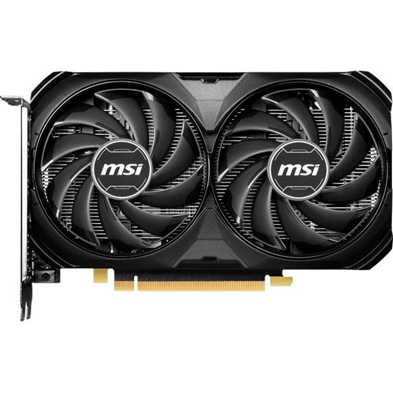 Відеокарта MSI NVIDIA RTX 4060 TI 8Gb 128Bit 2565/18000MHz VENTUS 2X BLACK OC (RTX 4060 Ti VENTUS 2XBLACK8GOC)