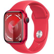 Смарт-часы APPLE Watch Series 9 GPS 41mm (PRODUCT)RED Alum (PRODUCT)RED Sp/b - M/L (MRXH3QP/A)
