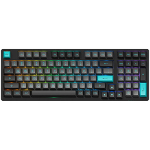 Клавиатура AKKO 3098B Black&Cyan CS Silver (6925758617659)
