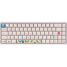 Клавіатура AKKO 3068B Doraemon Rainbow CS Jelly Pink (6925758617383)