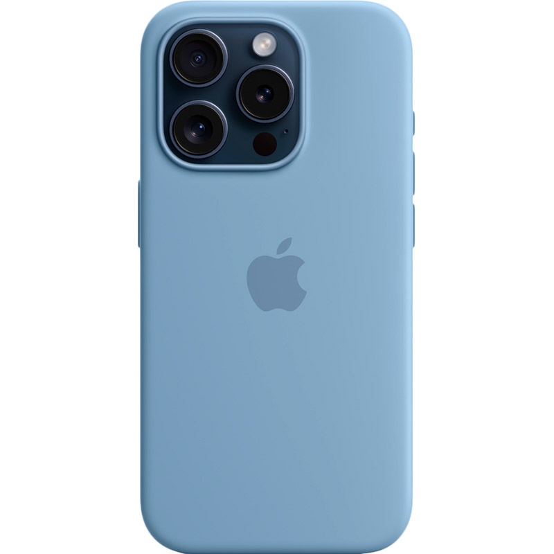 Чехол APPLE для iPhone 15 Pro Silicone Case with MagSafe Winter Blue (MT1L3ZM/A) Совместимость по модели Apple iPhone 15 Pro