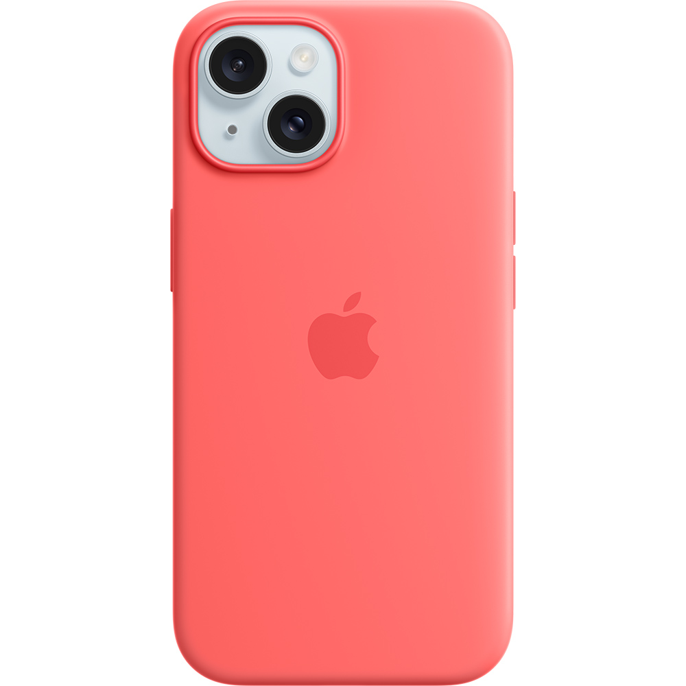 Чохол APPLE для iPhone 15 Silicone Case with MagSafe Guava (MT0V3ZM/A) Чохол APPLE для iPhone 15 Silicone Case with MagSafe Guava (MT0V3ZM/A)