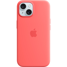 Чехол APPLE для iPhone 15 Silicone Case with MagSafe Guava (MT0V3ZM/A)