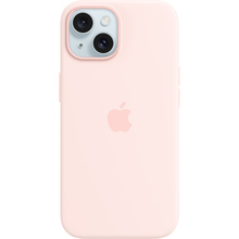 Чехол APPLE для iPhone 15 Silicone Case with MagSafe Light Pink (MT0U3ZM/A)