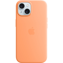 Чехол APPLE для iPhone 15 Silicone Case with MagSafe Orange Sorbet (MT0W3ZM/A)