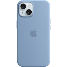 Чехол APPLE для iPhone 15 Silicone Case with MagSafe Winter Blue (MT0Y3ZM/A)