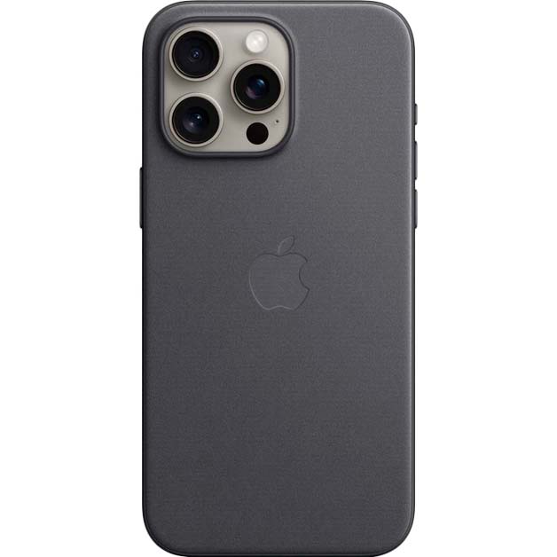 Чохол APPLE для iPhone 15 Pro Max FineWoven Case with MagSafe Black (MT4V3ZM/A) Чохол APPLE для iPhone 15 Pro Max FineWoven Case with MagSafe Black (MT4V3ZM/A)