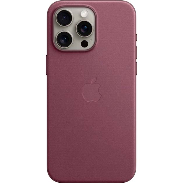 Чехол APPLE для iPhone 15 Pro Max FineWoven Case with MagSafe Mulberry (MT4X3ZM/A) Чехол APPLE для iPhone 15 Pro Max FineWoven Case with MagSafe Mulberry (MT4X3ZM/A)