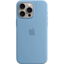 Чехол APPLE для iPhone 15 Pro Max Silicone Case with MagSafe Winter Blue (MT1Y3ZM/A)